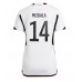 Günstige Deutschland Jamal Musiala #14 Heim Fussballtrikot Damen WM 2022 Kurzarm
